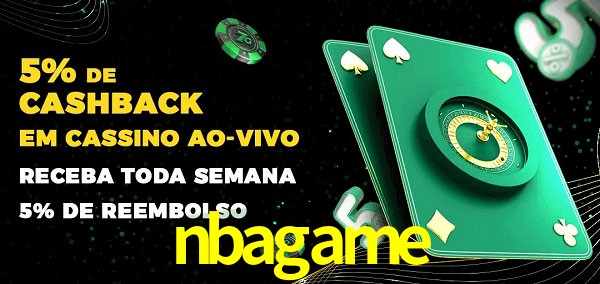 Promoções do cassino ao Vivo nbagame